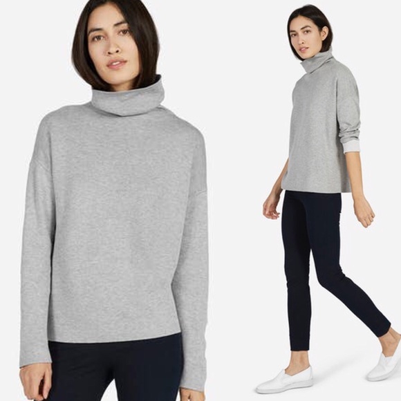 Everlane Sweaters - Everlane Cotton Double-Knit Turtleneck